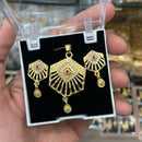Kalpna Sales Surat Gold Plated Austrian Stone Pendant Set