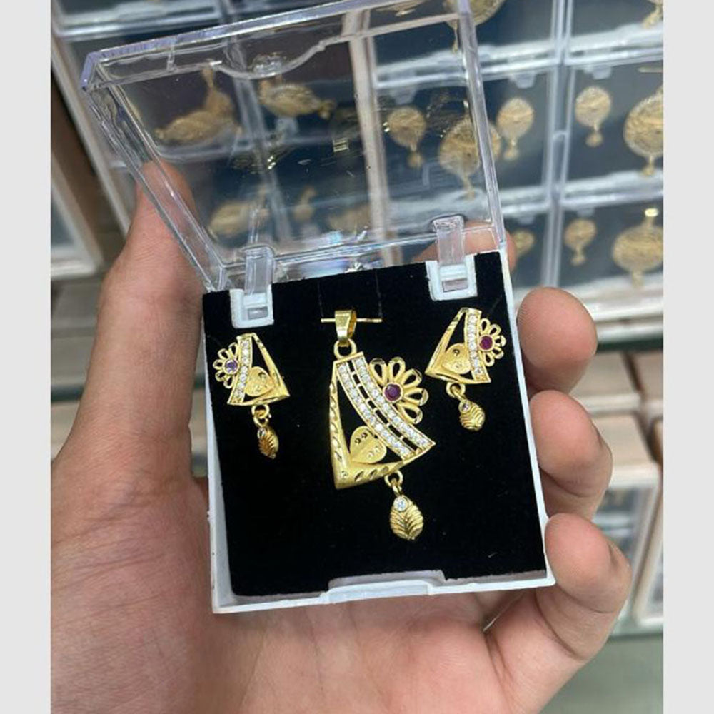 Kalpna Sales Surat Austrian Stone Pendant Set