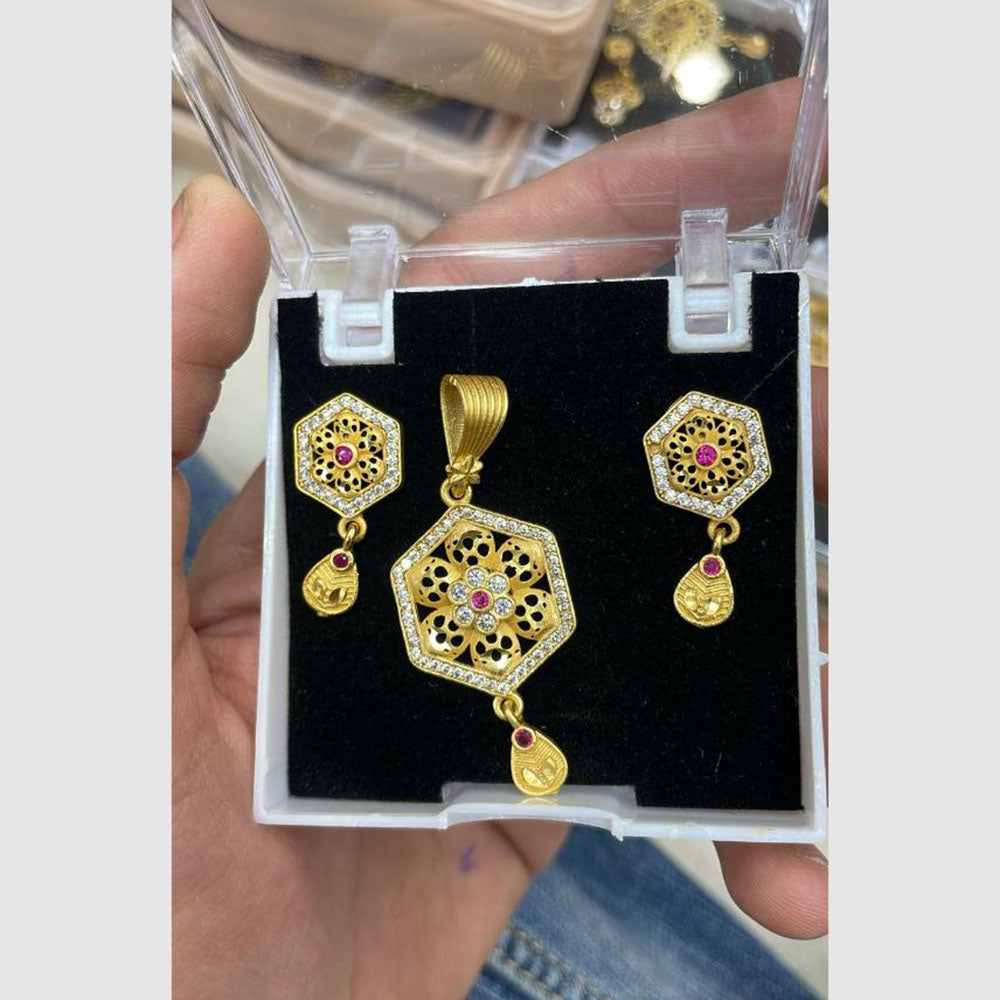 Kalpna Sales Surat Austrian Stone Pendant Set