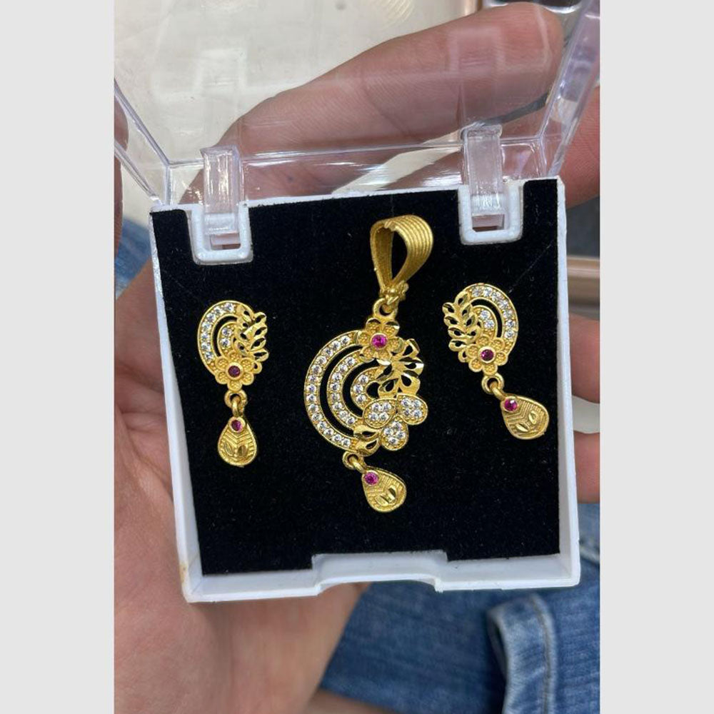 Kalpna Sales Surat Austrian Stone Pendant Set