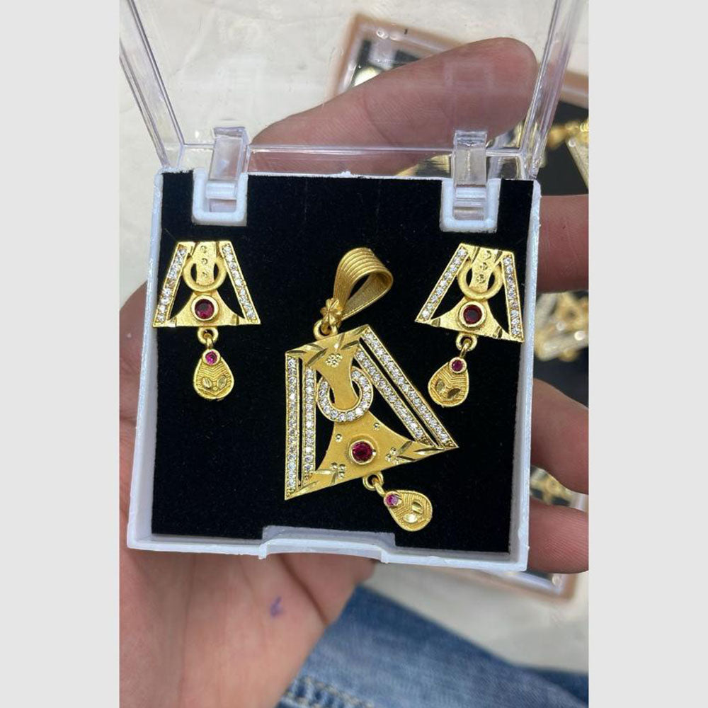 Kalpna Sales Surat Austrian Stone Pendant Set