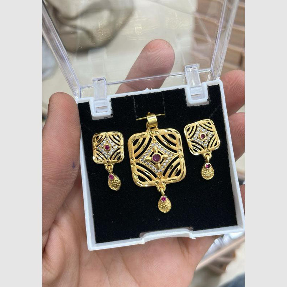 Kalpna Sales Surat Austrian Stone Pendant Set