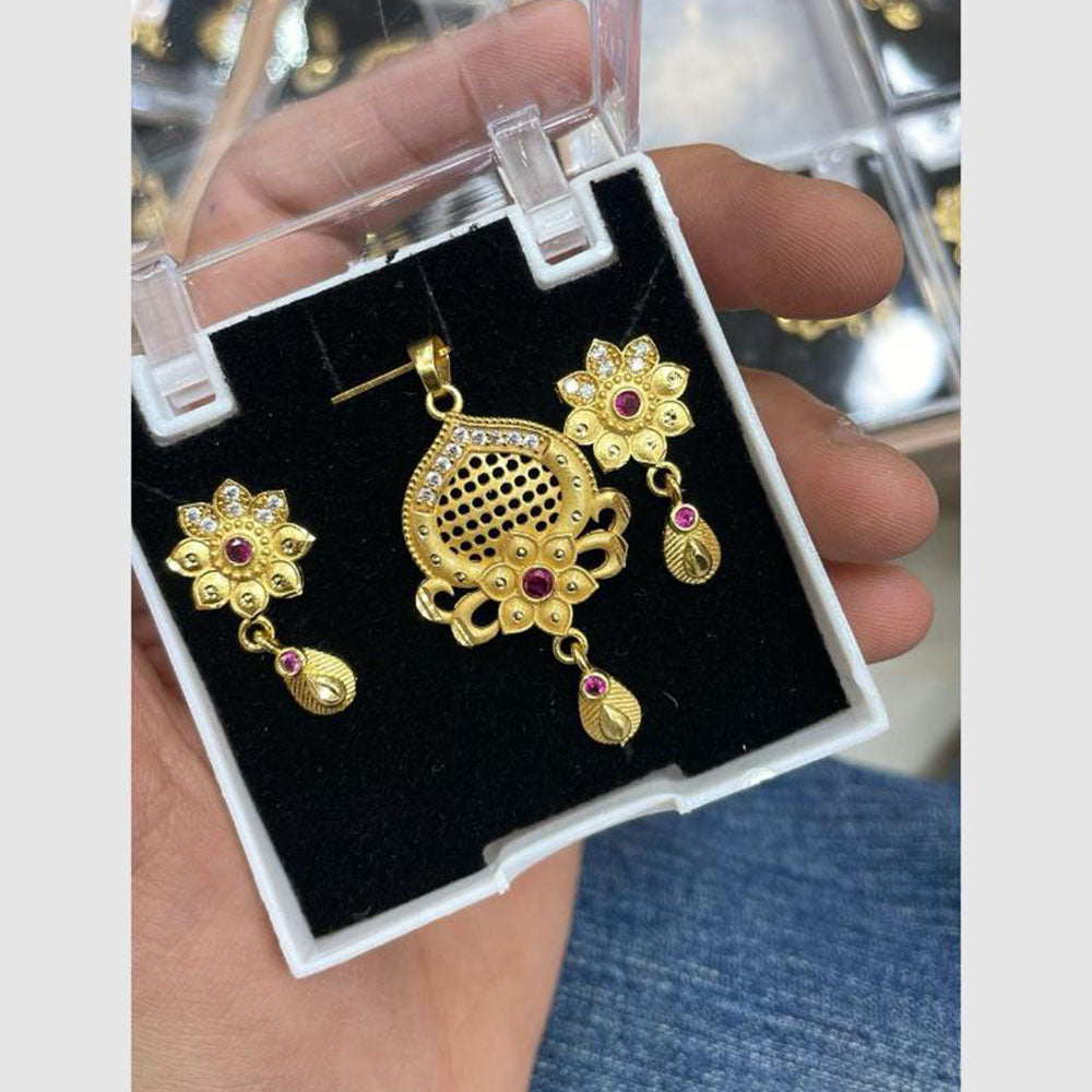 Kalpna Sales Surat Austrian Stone Pendant Set