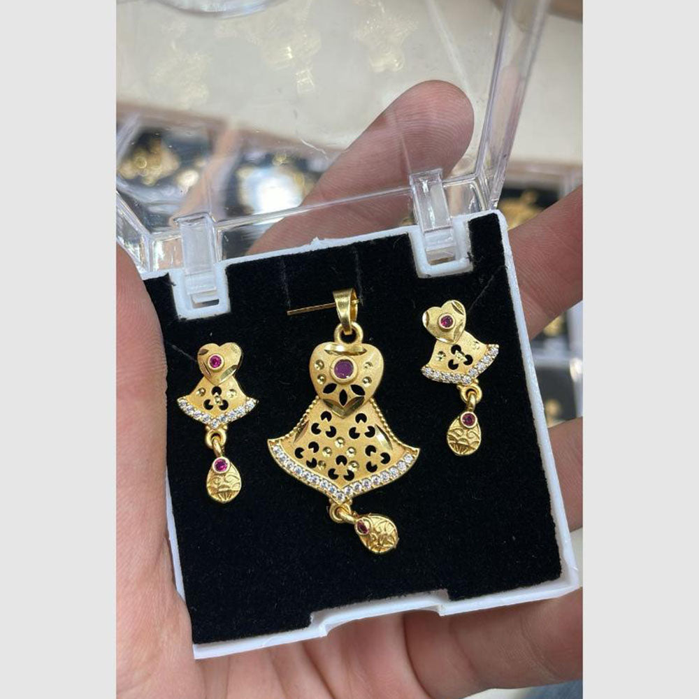 Kalpna Sales Surat Austrian Stone Pendant Set