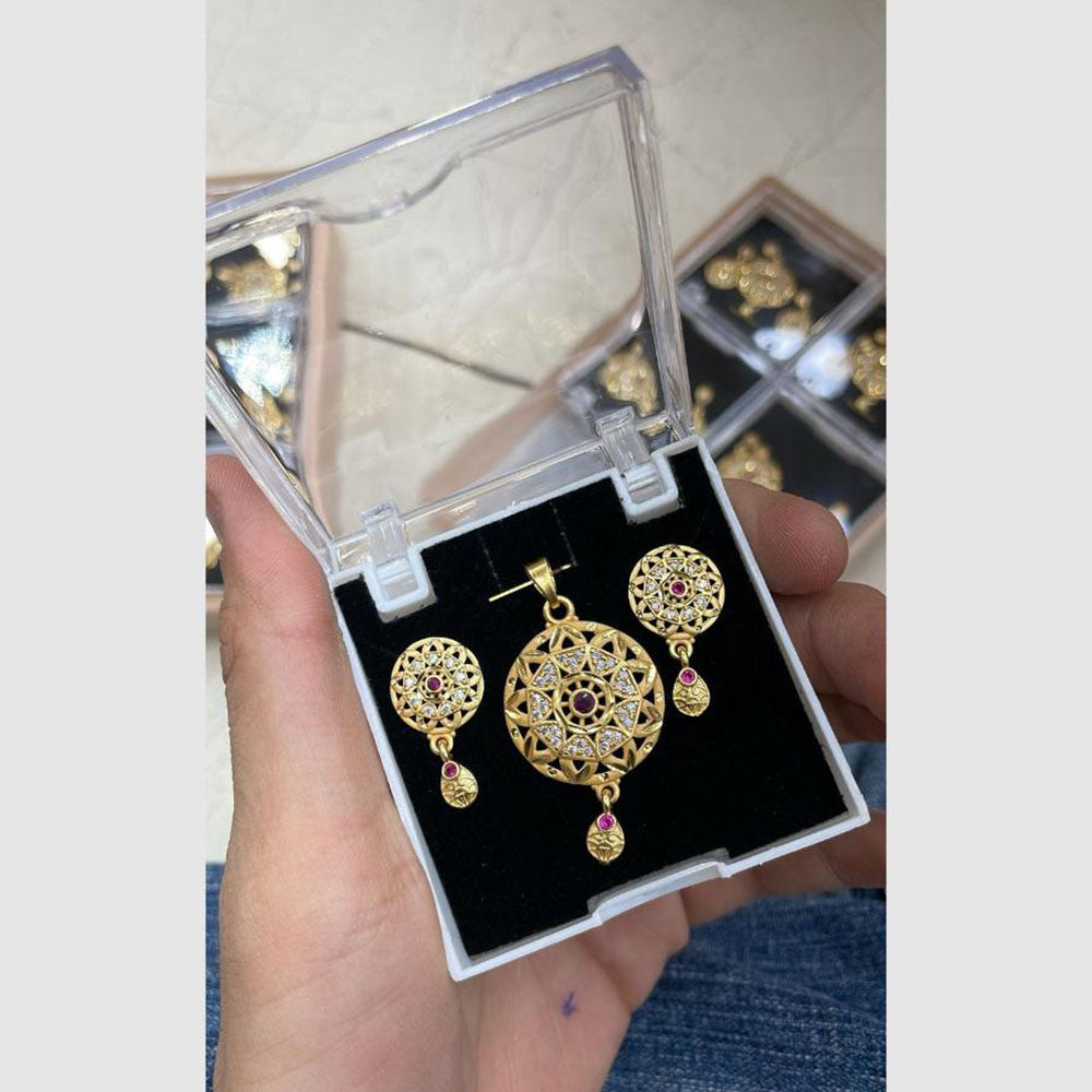 Kalpna Sales Surat Austrian Stone Pendant Set