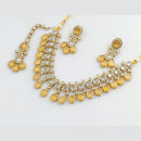 Rajwadi Collection Gold Plated Crystal Stone And Pearls Necklace Set