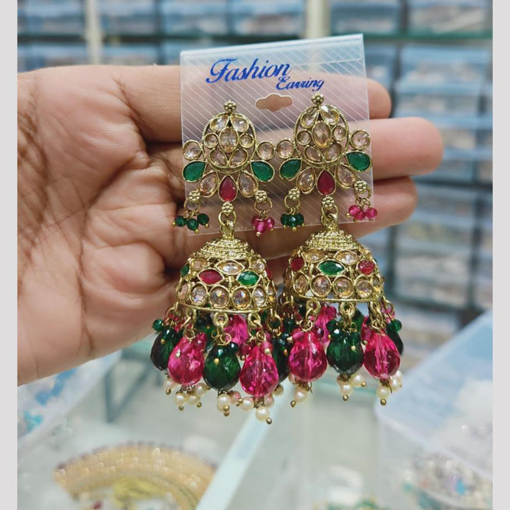 Dark Pink & Green