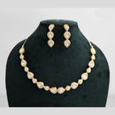 Rajwadi Collection Gold Plated American Diamond Necklace Set