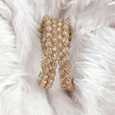 Rajwadi Collection Gold Plated Crystal Stone Bangles Set
