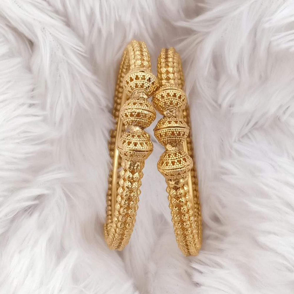 Rajwadi Collection Gold Plated Bangles Set