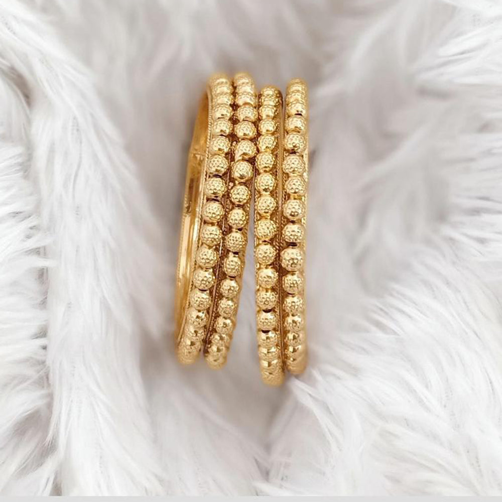 Rajwadi Collection Gold Plated Bangles Set
