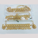 Rajwadi Collection Gold Plated Pota Stone Necklace