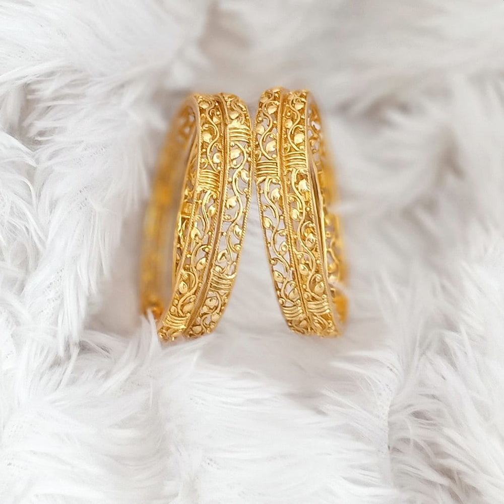 Rajwadi Collection Gold Plated Bangles Set