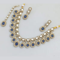 Rajwadi Collection Crystal And Austrian Stone Necklace Set