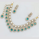 Rajwadi Collection Crystal And Austrian Stone Necklace Set