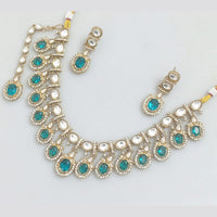 Rajwadi Collection Crystal And Austrian Stone Necklace Set