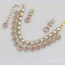 Rajwadi Collection Crystal And Austrian Stone Necklace Set