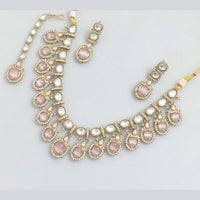 Rajwadi Collection Crystal And Austrian Stone Necklace Set