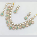 Rajwadi Collection Crystal And Austrian Stone Necklace Set