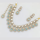 Rajwadi Collection Crystal And Austrian Stone Necklace Set