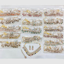 Rajwadi Collection Royal Spark Crystal Stone Necklace Set