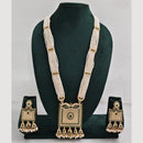 Rajwadi Collection Pearl Detaling  Long Necklace Set