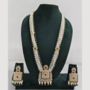 Rajwadi Collection Pearl Detaling  Long Necklace Set