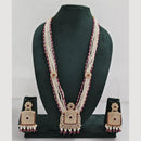 Rajwadi Collection Pearl Detaling  Long Necklace Set