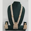 Rajwadi Collection Pearl Detaling  Long Necklace Set