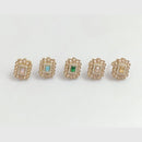 Rajwadi Collection Elegant Stylish Crystal Stone Finger Ring