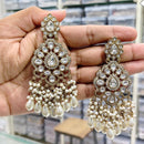 Rajwadi Collection Royal Pota Stone Ethnic Dangler Earrings
