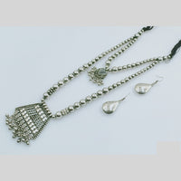Rajwadi Collection Designer Oxidised Necklace Set