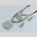 Rajwadi Collection Designer Oxidised Leaf Necklace Set