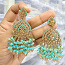 Rajwadi Collection Stylish Crystal Stone Beads Dangler Earrings