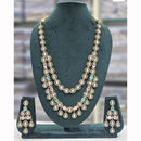 Rajwadi Collection Heritage Polki Kundan Stone Long Necklace Set