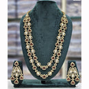 Rajwadi Collection Heritage Polki Kundan Stone Long Necklace Set
