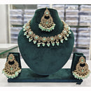 Rajwadi Collection Premium Crystal Pearl And Beads Necklace Set