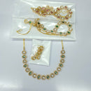 Rajwadi Collection Heritage Polki Kundan Stone Necklace Set