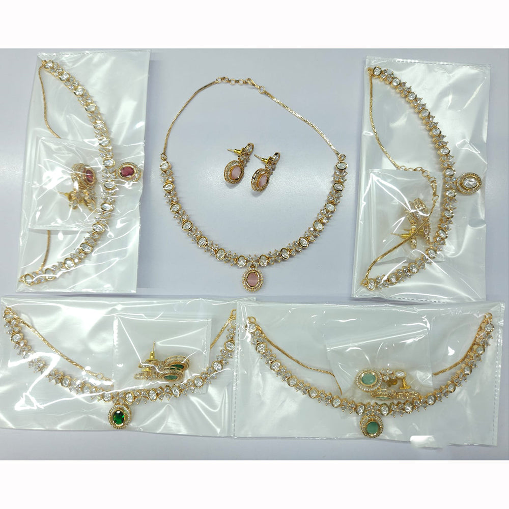 Rajwadi Collection Heritage Polki Kundan Stone Necklace Set