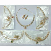 Rajwadi Collection Heritage Polki Kundan Stone Necklace Set