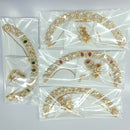 Rajwadi Collection Heritage Polki Kundan Stone Necklace Set