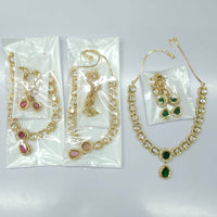 Rajwadi Collection Heritage Polki Kundan Stone Necklace Set