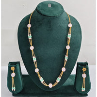 Rajwadi Collection Royal Beads Long Necklace Set