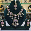 Rajwadi Collection Crystal And Austrian Stone Designer Necklace Set