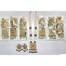 Rajwadi Collection Royal Crystal Stone Pearl And Beads Long Necklace Set