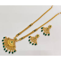  Rajwadi Collection Signature Crystal Stone And Beads Long Jewellery Set