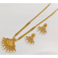  Rajwadi Collection Signature Crystal Stone And Beads Long Jewellery Set