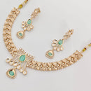 Rajwadi Collection Premium Polki Kundan Stone Necklace Set