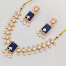Rajwadi Collection Premium Polki Kundan Stone Necklace Set