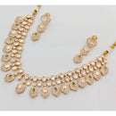 Rajwadi Collection Premium Polki Kundan Stone Necklace Set
